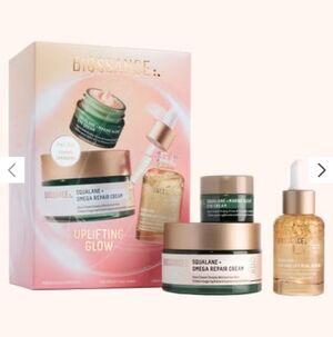 Biossance Uplifting Glow Set - Squalane Omega Repair Cream Full Size